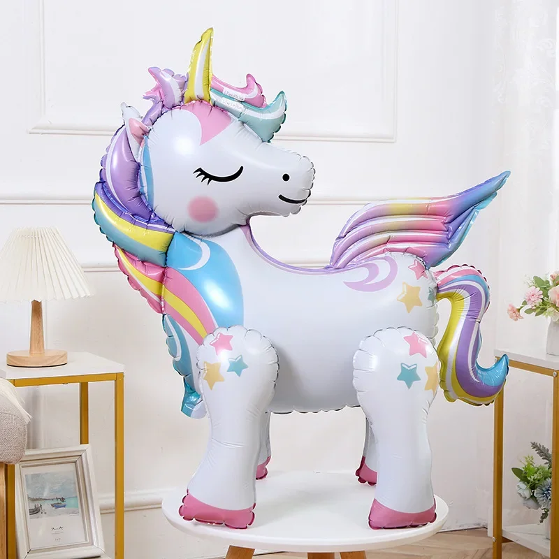 4D Unicorn Foil Balloons Elephant Animal Stand Balloon for Kids Girls Unicorn Birthday Party Decoration Baby Shower Supplies 4D Unicorn Foil Balloons Elephant Animal Stand Balloon for Kids Girls Unicorn Birthday Party Decoration Baby Shower Supplies