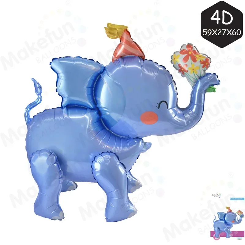 4D Unicorn Foil Balloons Elephant Animal Stand Balloon for Kids Girls Unicorn Birthday Party Decoration Baby Shower Supplies 4D Unicorn Foil Balloons Elephant Animal Stand Balloon for Kids Girls Unicorn Birthday Party Decoration Baby Shower Supplies