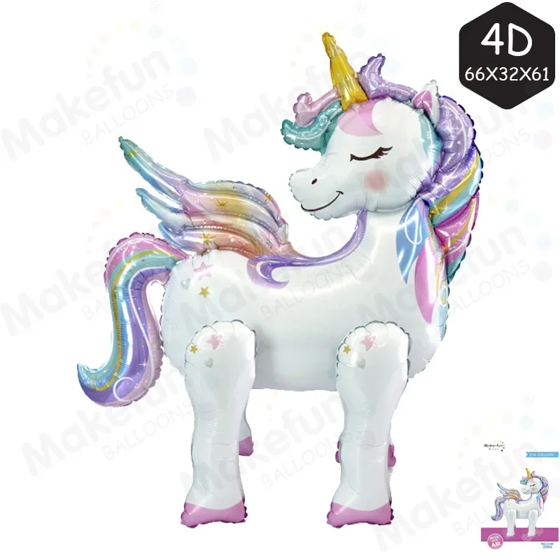 4D Unicorn Foil Balloons Elephant Animal Stand Balloon for Kids Girls Unicorn Birthday Party Decoration Baby Shower Supplies 4D Unicorn Foil Balloons Elephant Animal Stand Balloon for Kids Girls Unicorn Birthday Party Decoration Baby Shower Supplies