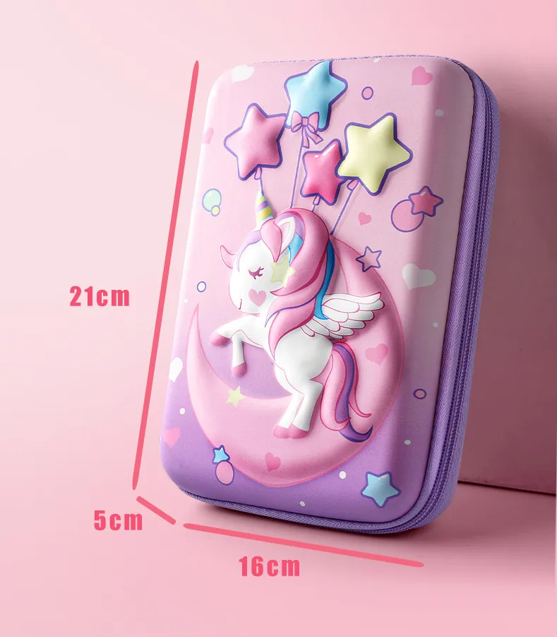 3D EVA unicorn cute pencil case cartoon stationery box girls Color pencil box student pen case school supplies gifts ipad case 3D EVA unicorn cute pencil case cartoon stationery box girls Color pencil box student pen case school supplies gifts ipad case