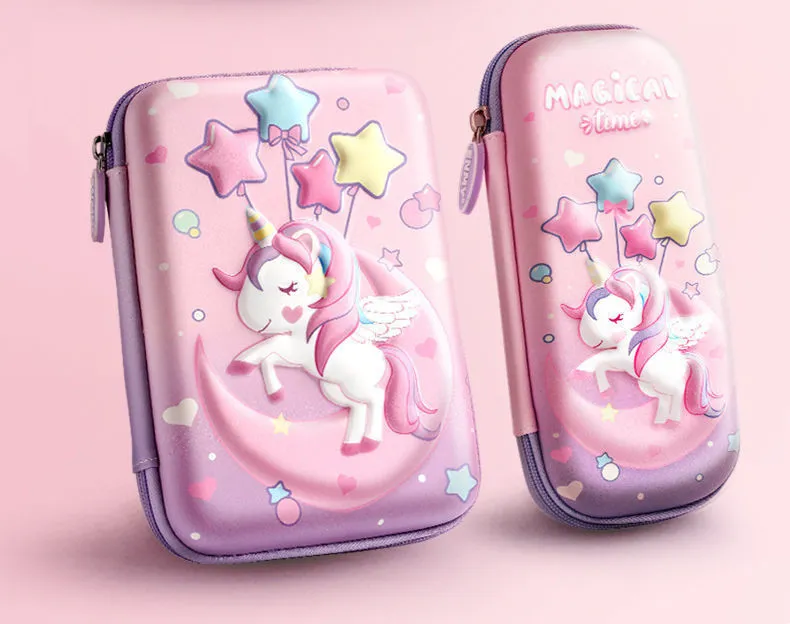 3D EVA unicorn cute pencil case cartoon stationery box girls Color pencil box student pen case school supplies gifts ipad case 3D EVA unicorn cute pencil case cartoon stationery box girls Color pencil box student pen case school supplies gifts ipad case