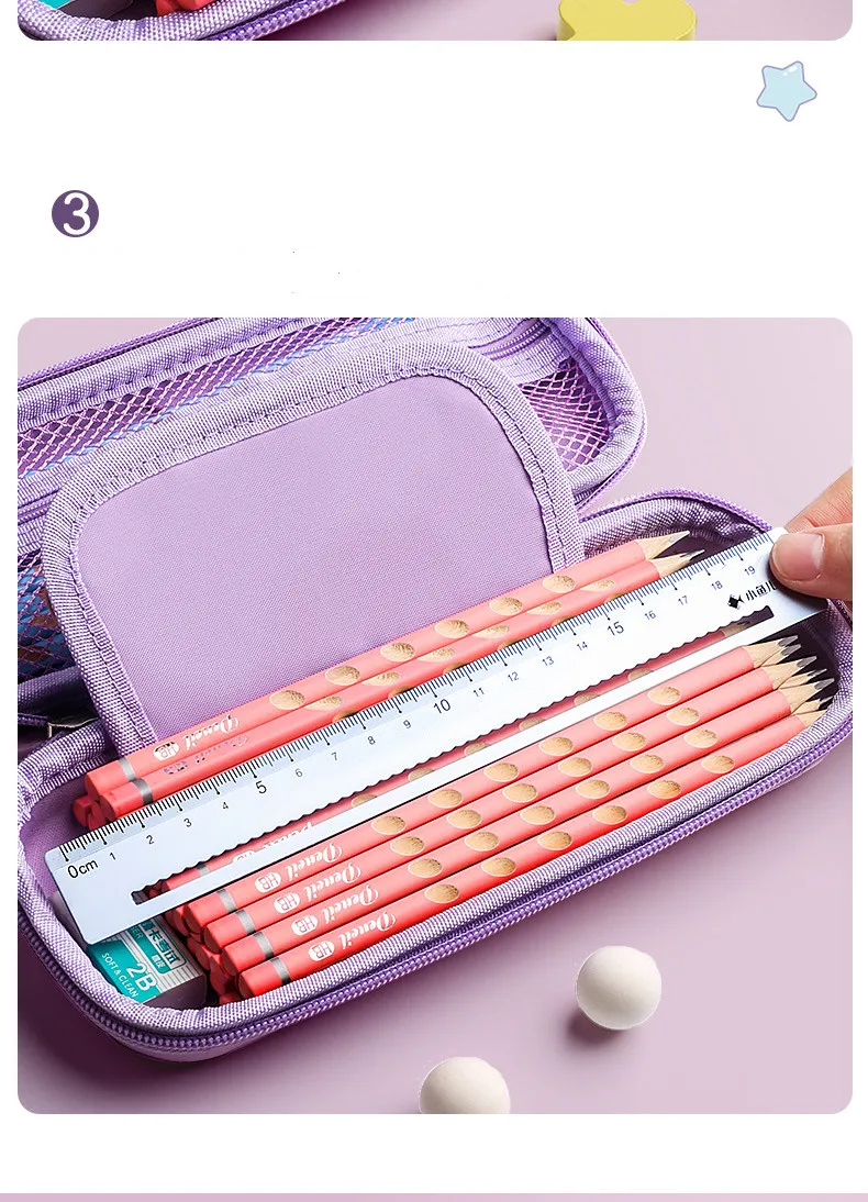 3D EVA unicorn cute pencil case cartoon stationery box girls Color pencil box student pen case school supplies gifts ipad case 3D EVA unicorn cute pencil case cartoon stationery box girls Color pencil box student pen case school supplies gifts ipad case