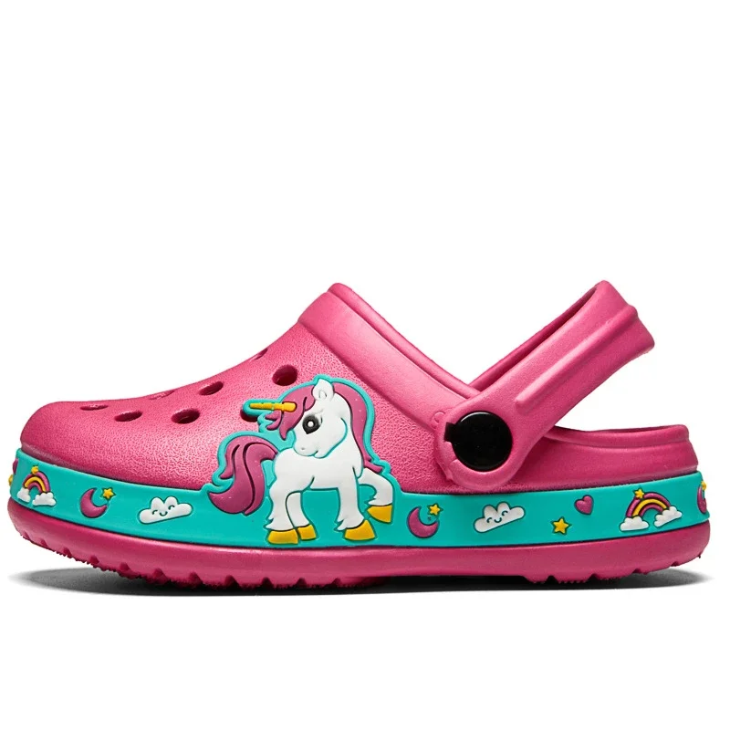 New Kids Unicorn Dinosaur Garden Shoes Beach Flat Sandals Slippers Child Sandals Anti Skid Slipper Summer Hole Shoes New Kids Unicorn Dinosaur Garden Shoes Beach Flat Sandals Slippers Child Sandals Anti Skid Slipper Summer Hole Shoes