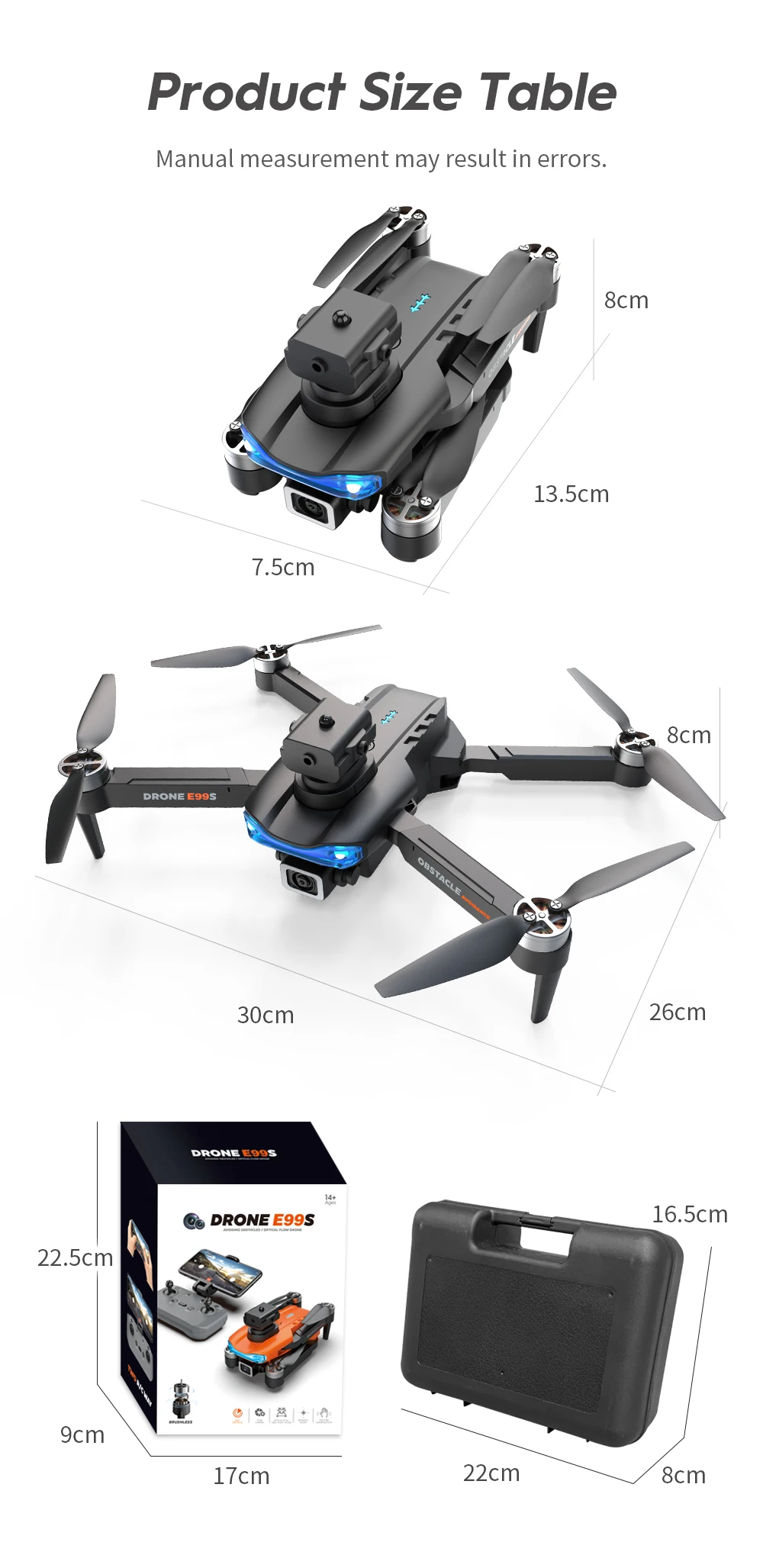 New E99S Drone 5G WiFi FPV Brushless Motor GPS Return 8K HD Dual Camera 360° Laser Obstacle Avoidance RC Quadcopter Drone Toys New E99S Drone 5G WiFi FPV Brushless Motor GPS Return 8K HD Dual Camera 360° Laser Obstacle Avoidance RC Quadcopter Drone Toys