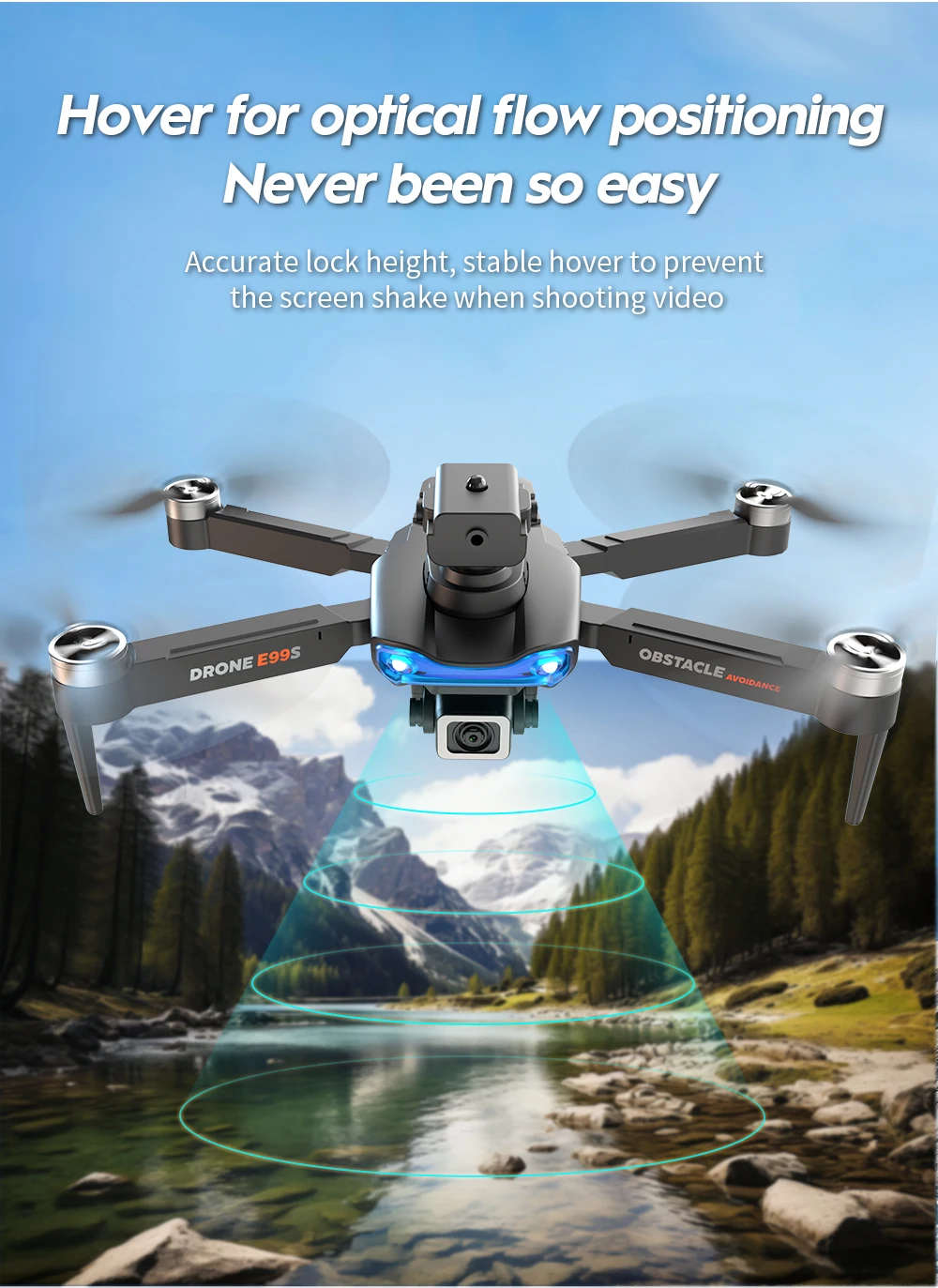 New E99S Drone 5G WiFi FPV Brushless Motor GPS Return 8K HD Dual Camera 360° Laser Obstacle Avoidance RC Quadcopter Drone Toys New E99S Drone 5G WiFi FPV Brushless Motor GPS Return 8K HD Dual Camera 360° Laser Obstacle Avoidance RC Quadcopter Drone Toys