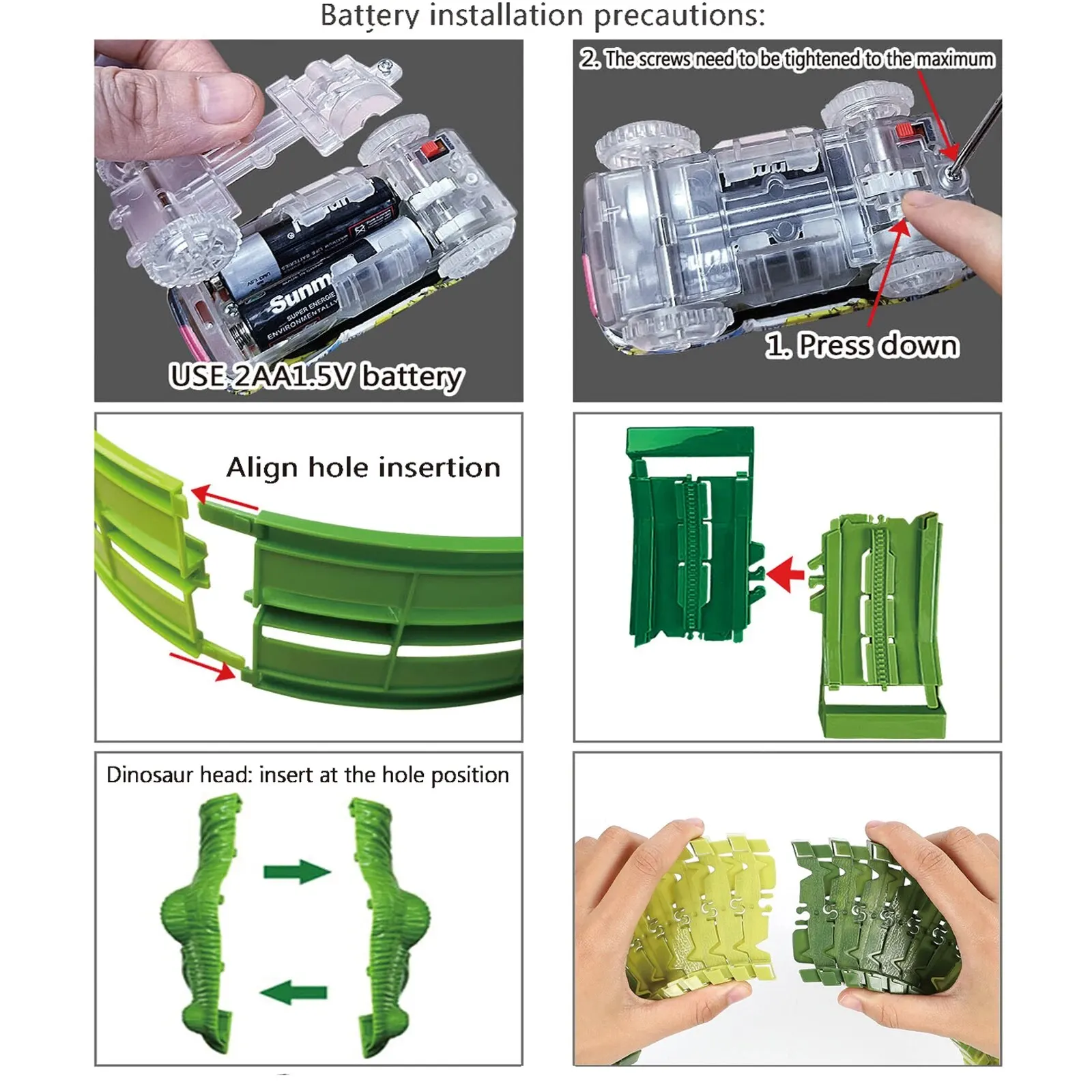 Magic Climbing Electric Dinosaur Car Track Railway Toy Car Set Bend Flexible Race Track Flash Light Car High Quality Toy For Kid